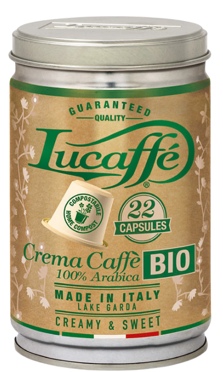 Capsules Lucaffè Crema Caffè Bio compatibles Nespresso®*