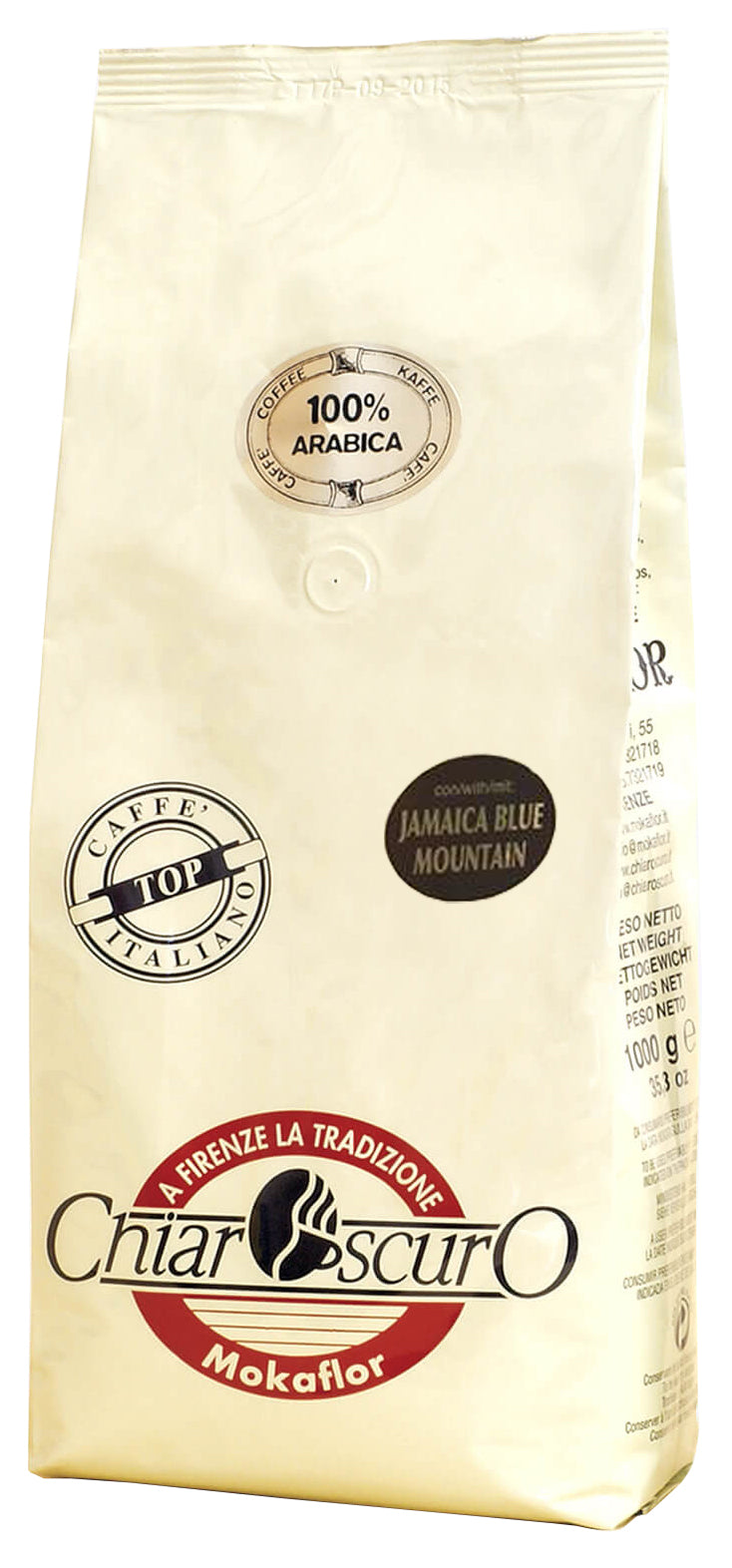 Mokaflor CHIAROSCURO 100% Arabica dont Jamaica Blue Mountain 