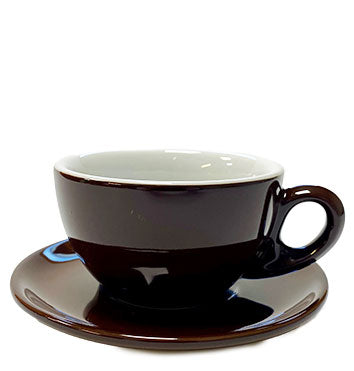 Tasse à café au lait marron - paroi épaisse - Club House