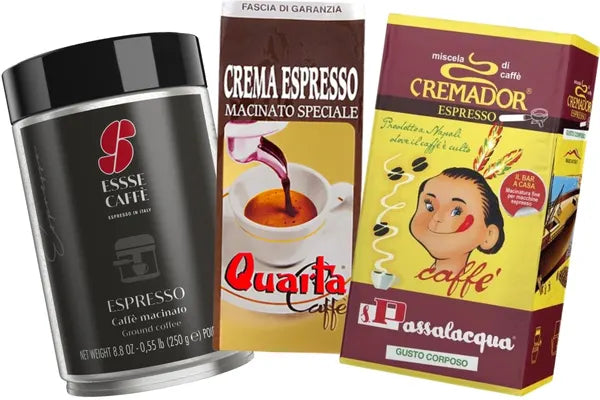 Coffret dégustation d’espresso pour machine à porte-filtre