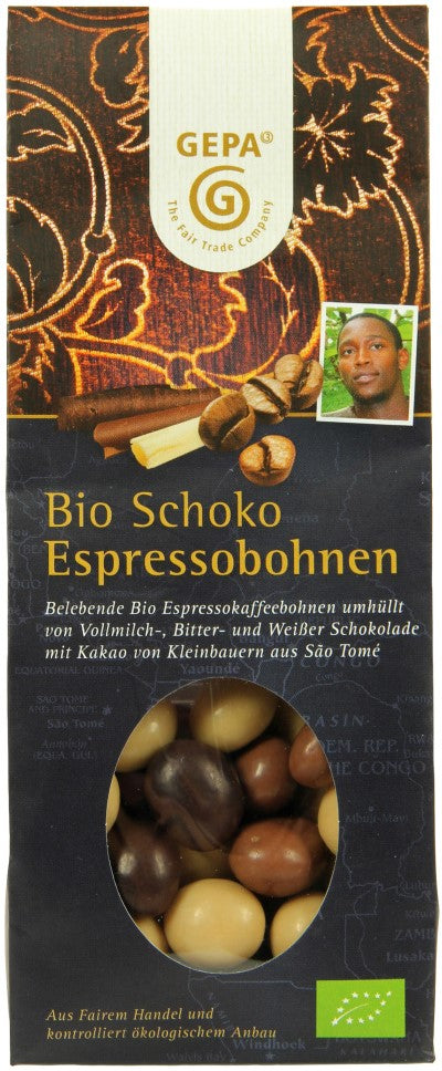 Grains de café enrobés de chocolat - GEPA
