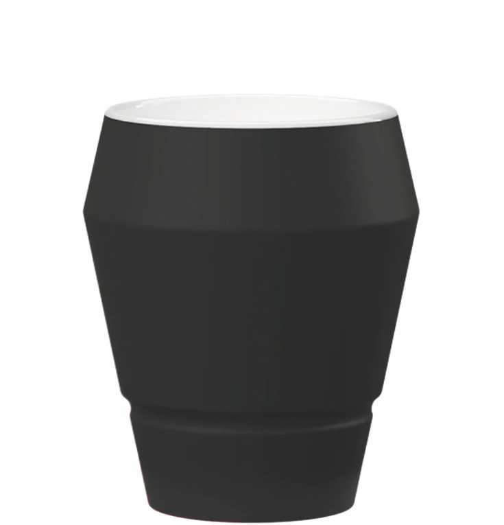 Maniko Becher Schwarz matt Doppelwandig
