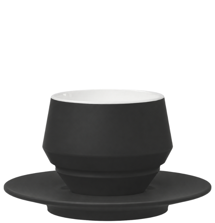 Tasse à café au lait noir " Maniko " - Club House