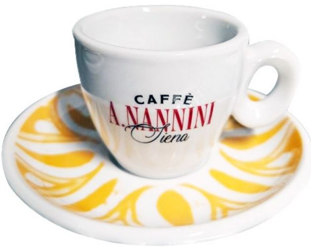 Tasse à Cappuccino jaune - Caffè Nannini