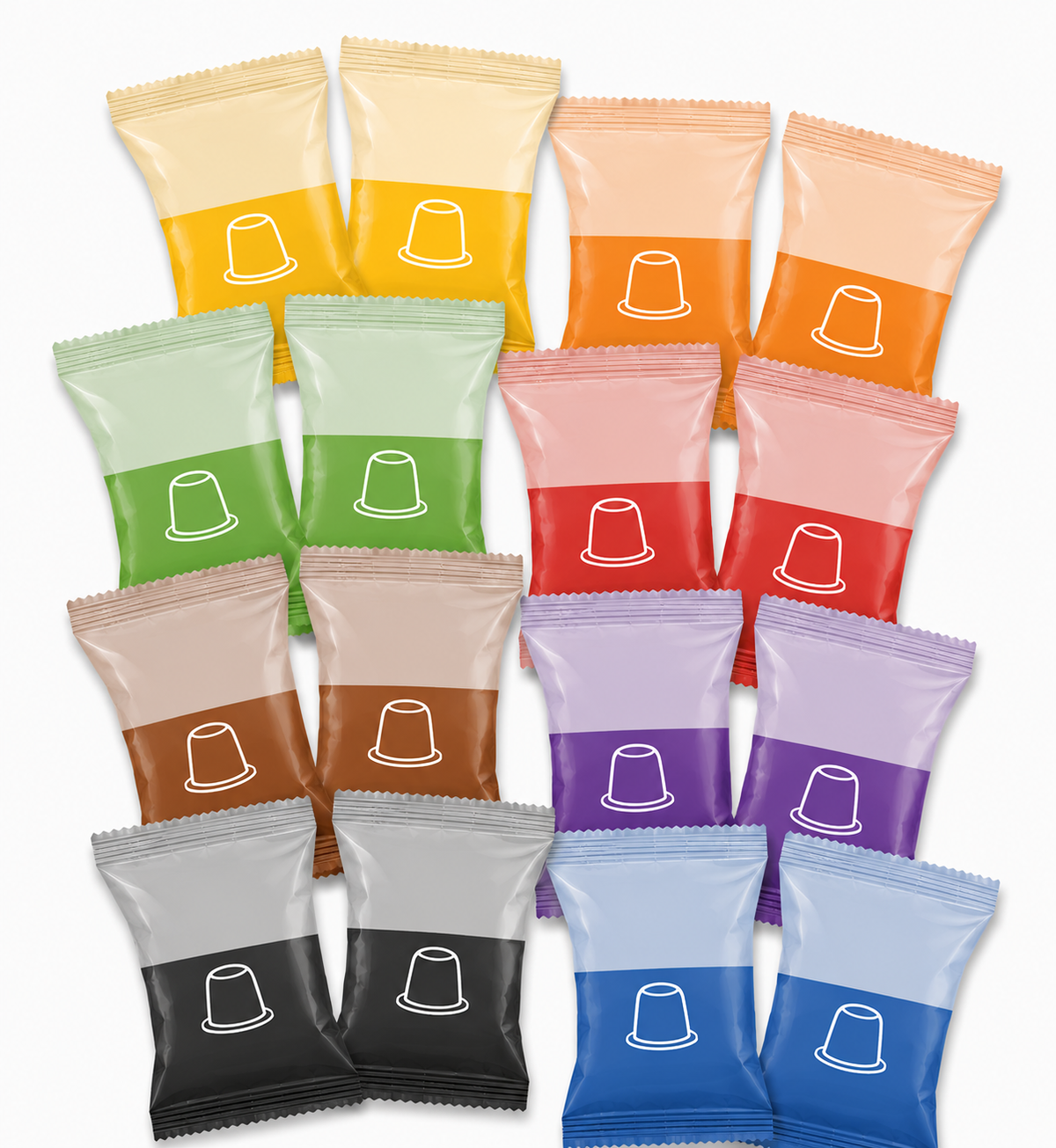 Pack dégustation MIX - 16 Capsules compatibles Nespresso®*