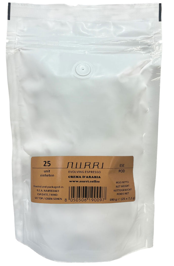 Dosettes ESE Nurri Caffè CREMA D´ARABIA