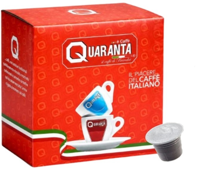 Capsules Caffè Quaranta ESPRESSO - compatibles Nespresso®*