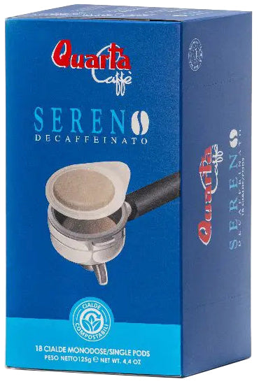 Dosettes ESE Quarta Caffè DÉCAFÉINÉ Sereno