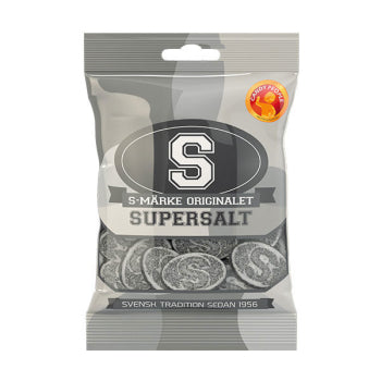 S-märke Supersalt Réglisse