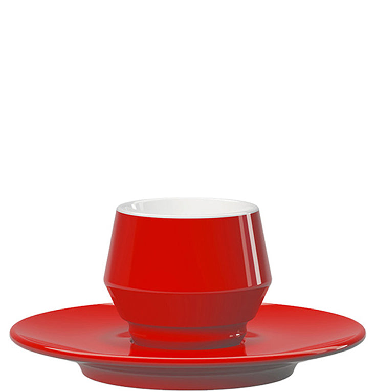 Maniko Espresso Tasse Rot Doppelwandig