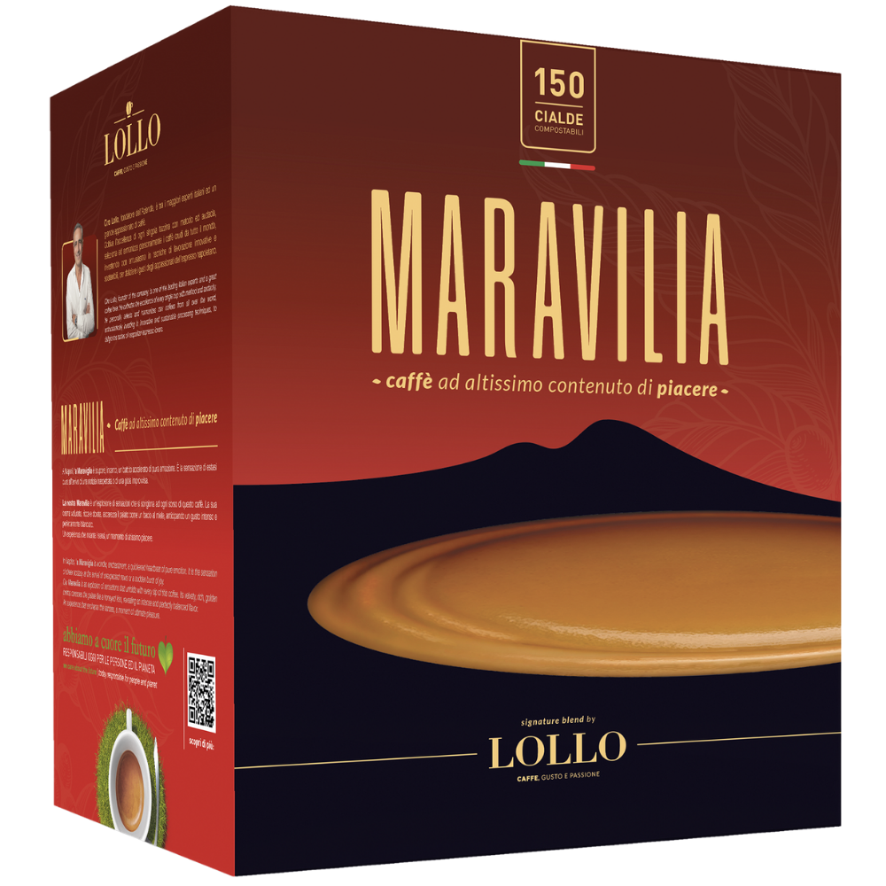 Dosettes ESE Lollo Caffè MARAVILIA 