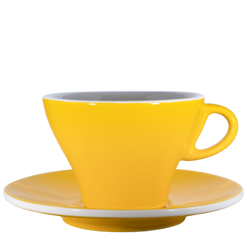 Tasse à café au lait/latte jaune - Club House