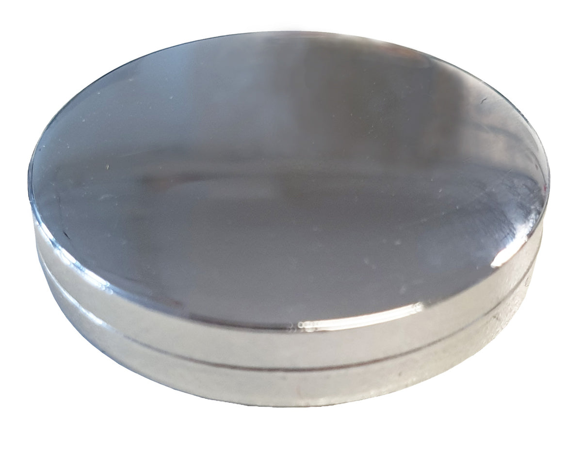 Capuchon chromé pour porte-filtre 23mm